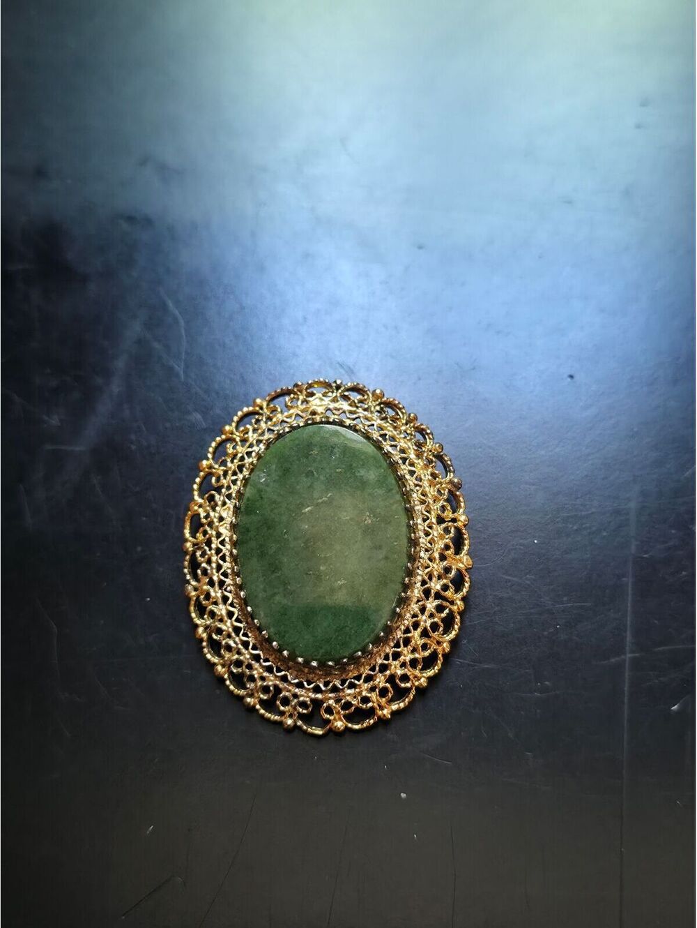 Karen Lynne Celadon Brooch/Pendant